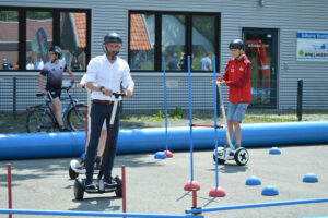 Minisegways Parcour play and fun team